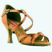 Kód: 38745 Latin női tánccipő Paoul 107 model - TAN SATIN / 38745